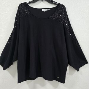 Calvin Klein Black Sweater Plus Size XXXL